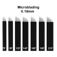 0 18mm black high quality permanent makeup eyebrow tatoo microblading needles