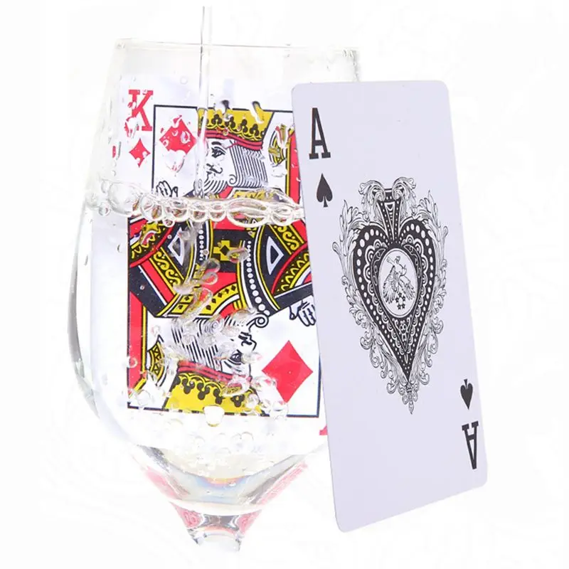 

85DE Quality Waterproof PVC Plastic Playing Cards With Plastic Box 54pcs Deck Poker Classic Tricks