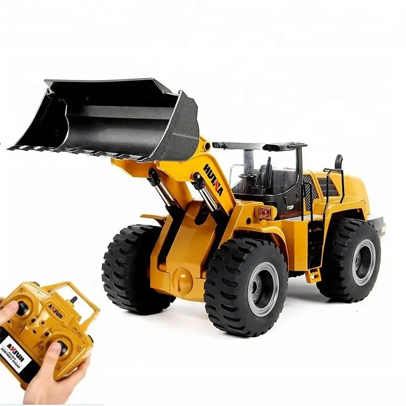 

Rc Car Toys Huina 583 1583 10Channel 1:14Remote Control Excavator Rtr 2.4GHZ Hobby Bulldozer Alloy Truck Boys Autos Rc Hydraulic