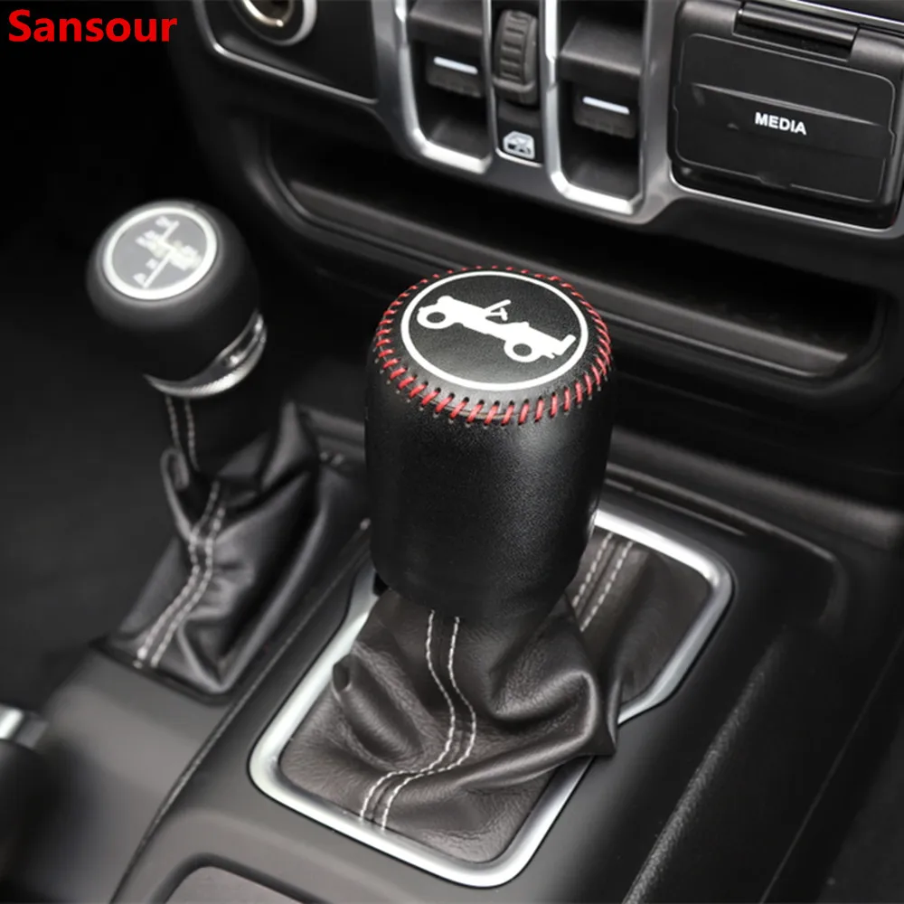 Sansour сшивание рычага переключения передач 4WD ручные тормозные накладки отделка