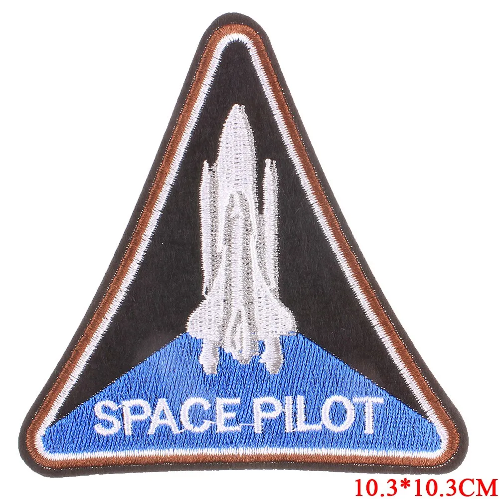 UFO подвеска в виде космонавта и планеты Space вышитые патчи для утюга нашивки одежды