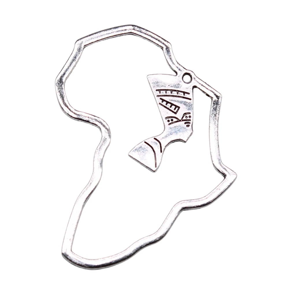 

5 шт., подвески в виде древнего египетского фараона серебряного цвета 52x39 мм