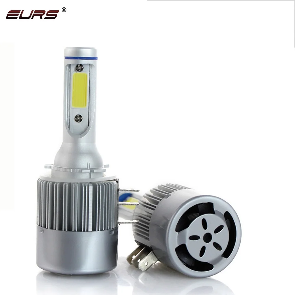 2pcs H15 LED lamp 72W 7600lm Car Headlights 6000K COB chips Auto Headlamp Bulbs Fog light 12V 24V Styling Lights | Автомобили и