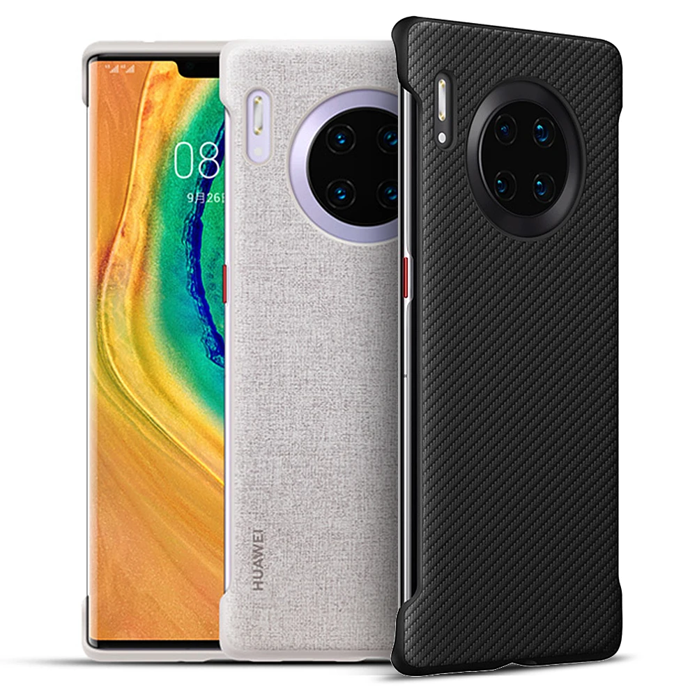 

Original Case for Huawei Mate 30 Pro Case Cross texture PU Leather Back Cover Hard Case Protective Capa for Mate30 Pro Fundas