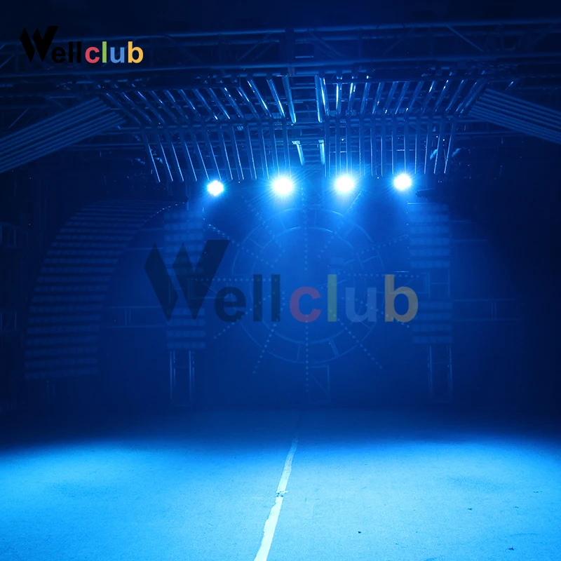 6 шт. с Дорожный Чехол 54x5 Вт DJ светодиодный RGBW Par Светильник s Wash дискотечный