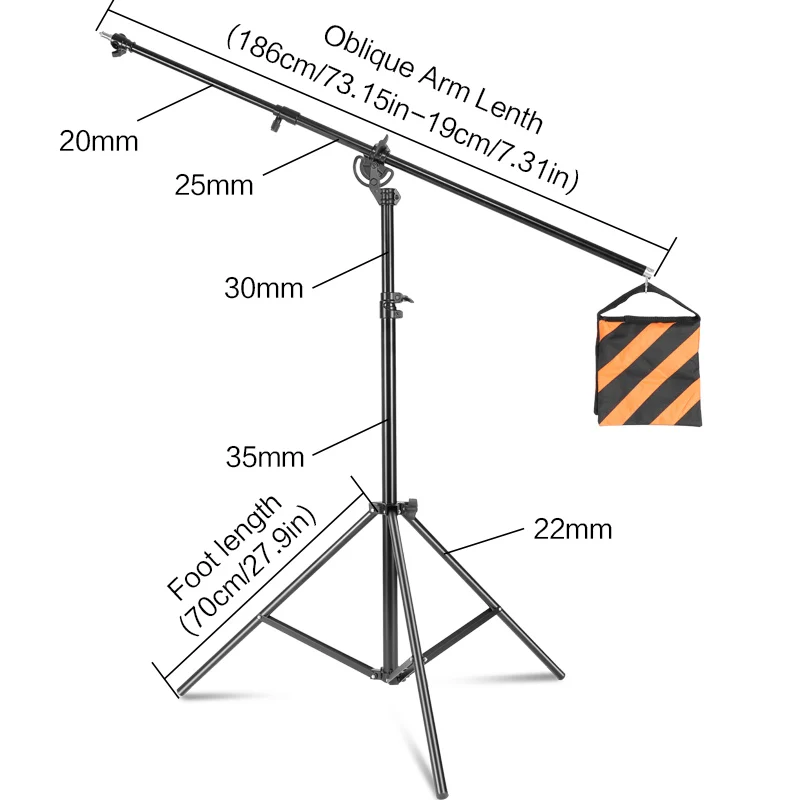 2 8 m/9.1ft Wishbone фотографическое оборудование набор аксессуаров для фотостудии