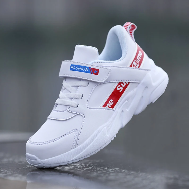 Autumn and winter leather sneakers cheap boys shoes casual shoes
