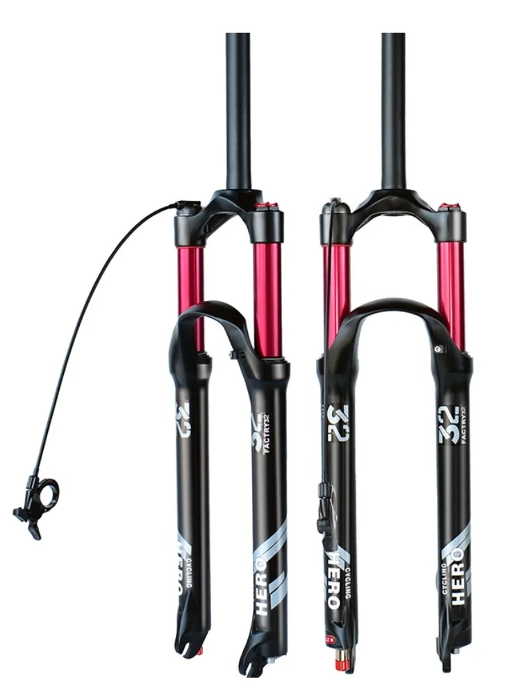 

suspension Bike Front Fork Mountain Bike Shock Absorber Opening Plug 26 27.5 29 Inch100-120MM Air Fork MTB