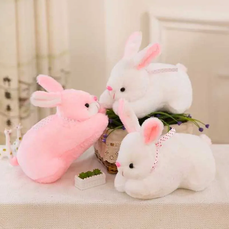 

26 см милый кролик, плюшевые игрушки Kawaii розовый Животные кроликов мягкую игрушку на детей, девочек, на день рождения, Подарки автомобилей ук...