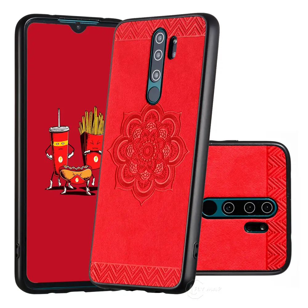 Розовый чехол для Xiaomi Redmi NOTE 8 Pro 8Pro PC + TPU силиконовый телефона Xiao mi Red Note8 M1906G7G m1906G7E |