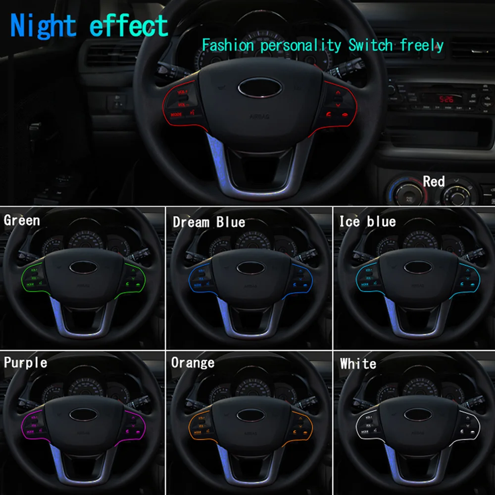 Многофункциональное рулевое колесо для KIA RIO 2011 2014 кнопка управления