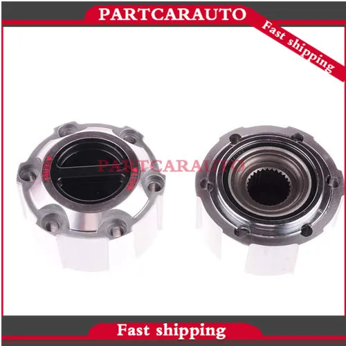 2 pieces x for Nissan Pickup Pathfinder Navara D21 D22 90-&gt Manual free wheel locking hubs B014 40250-2S610 402502S610 |