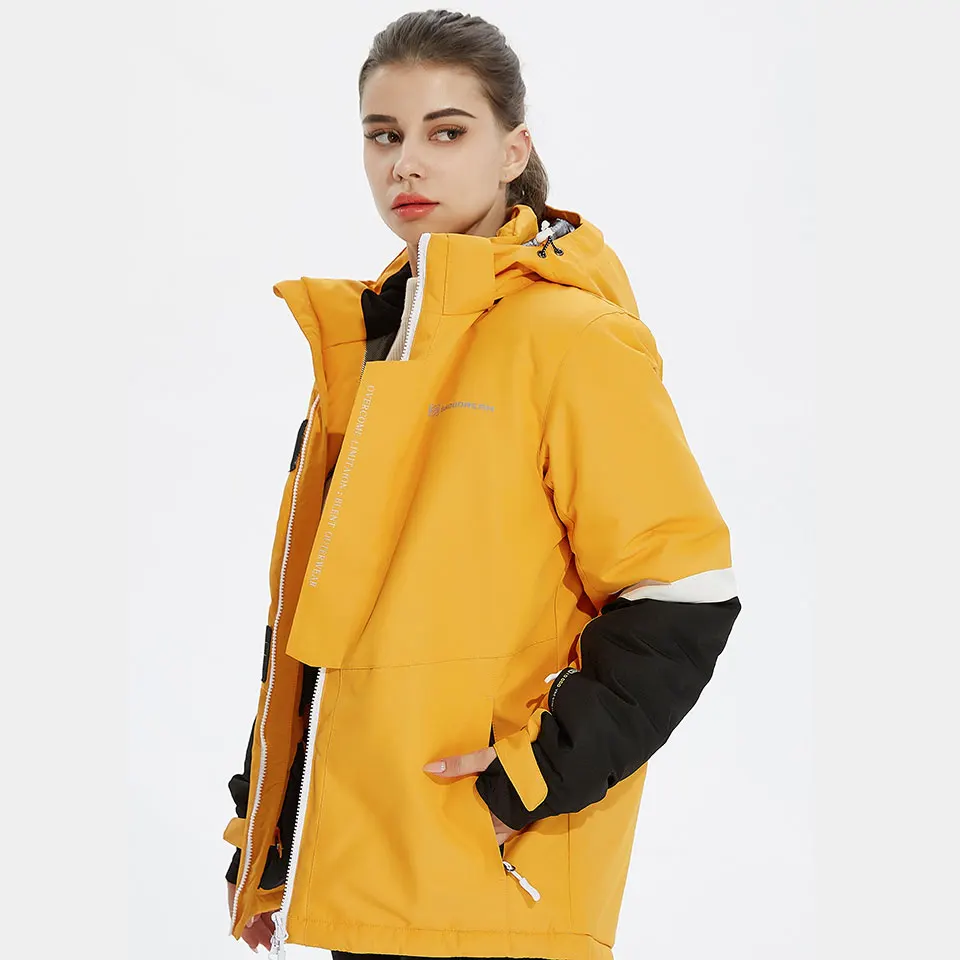 Ski Jacket for Women Winter Windproof Waterproof Breathable Snowboarding Jacket Female Outdoor Warm Skiing Jacket Ski Equipment