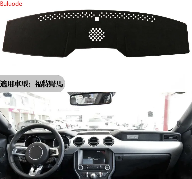 Коврик для приборной панели Ford Mustang 2015 2016 2017 2018 коврик защиты от солнца защитные