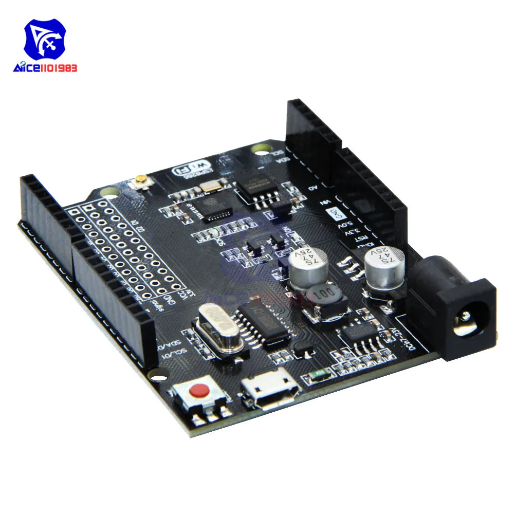 Расширительный модуль Wi Fi diymore WeMos D1 R2 UNO R3 CH340 CH340G ESP8266 для Arduino|Интегральные схемы| |