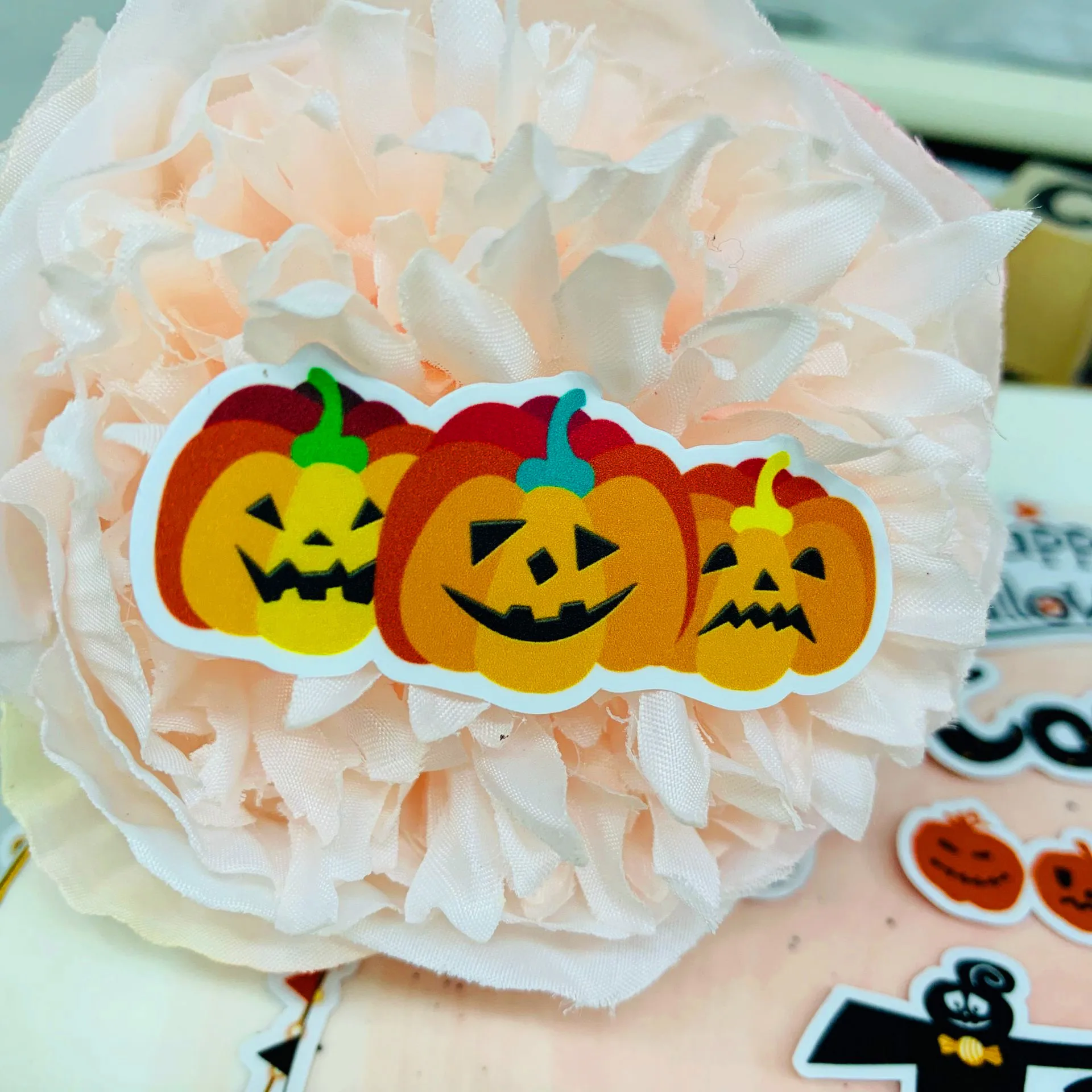 Новинка 31 шт./компл. винтажная наклейка в виде тыквы для Хэллоуина с милыми