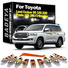 Встросветильник световой комплект для Toyota Land Cruiser 80 100 200 Prado 120 150 FJ Crusier, купольная лампа для багажника без ошибок