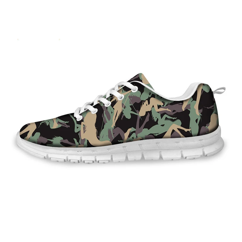 

New Nurse Doctor Print Women Walking Shoes Sneakers Tourist Shoe Slip On Light Camouflage Style Outdoor Sport Trainning