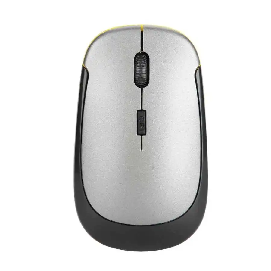 Мини USB 2 4G Ультра-тонкая беспроводная оптическая эргономичная мышь 1200 точек/дюйм