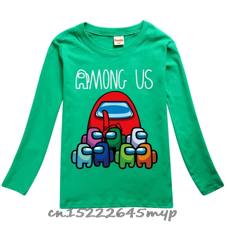 Футболки с длинным рукавом для мальчиков Детская осенняя игровая футболка