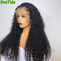30 inch lace front wig afro kinky curly human hair wigs for women pre plucked brazilian deep curly lace lace frontal closure wig