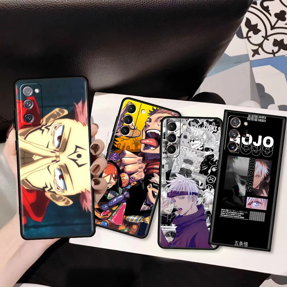 

Silicone Capas For Samsung S20 FE S21 Ultra Phone Case for Galaxy S10 S10e S9 S8 Plus S7 Edge Soft Cove Anime Jujutsu Kaisen