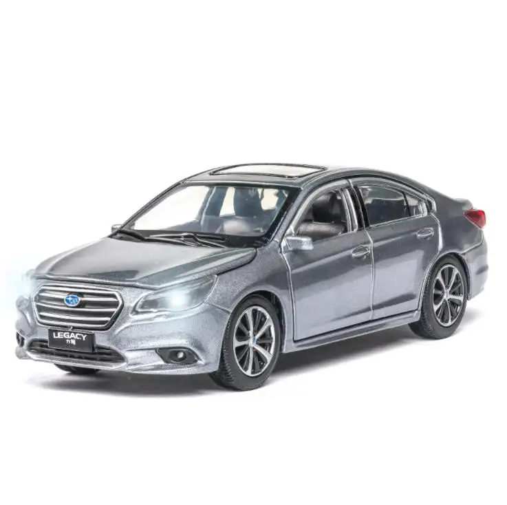 Весы 1:32 SUBARU LEGACY сплав спортивный автомобиль литье под давлением модель звук и