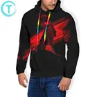 Толстовка Rurouni Kenshin с капюшоном Battousai X, теплый пуловер из полиэстера, Толстовка свободного кроя, Длинные мужские крутые черные толстовки