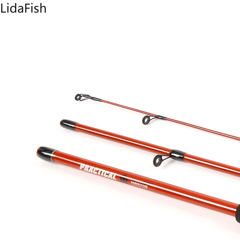 Casting/ Spinning fishing rod 1.8M 2.1M Travel Ultra Light Lure rod 3 Sections Carbon Hard Fishing Pole enlarge