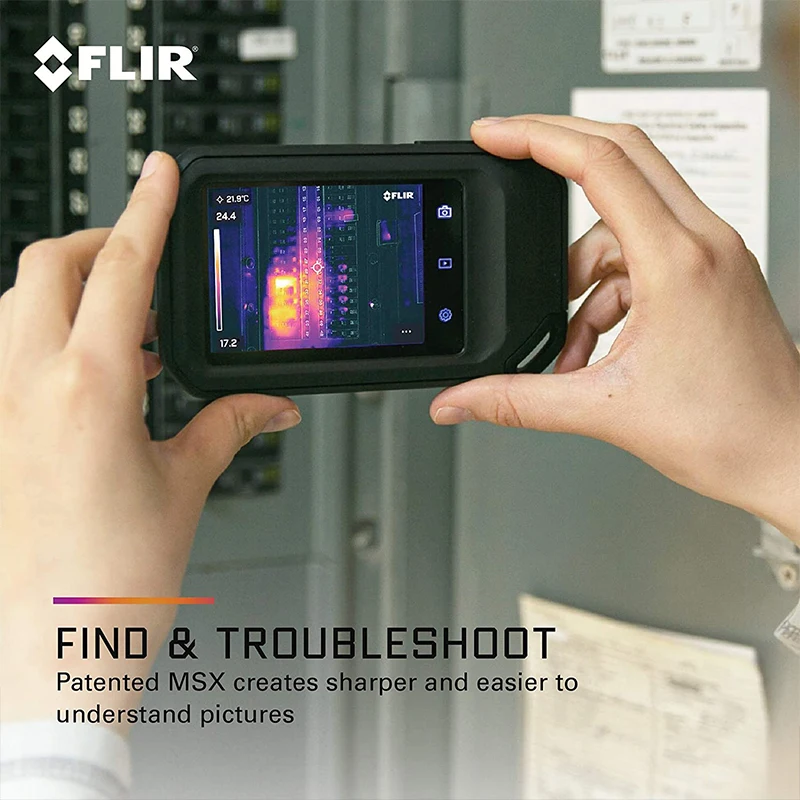 FLIR C5 тепловая камера Профессиональная Wi Fi и облачная функция 6 сенсор компактный