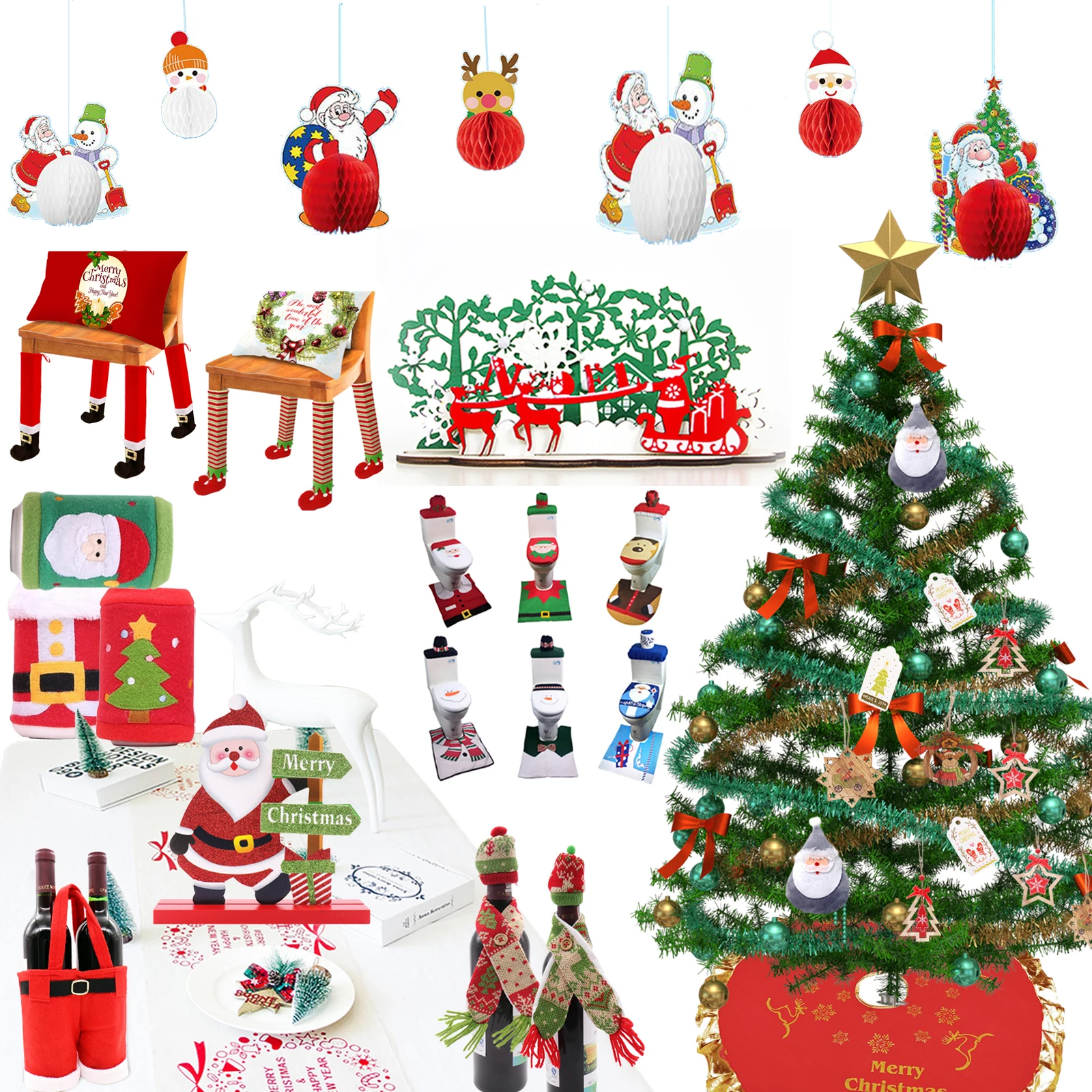 Украшения для рождественской вечеринки деревянные Снеговики угол кукольные