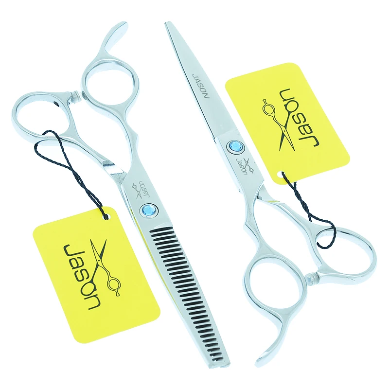 

Jason 5.5/6 inch Left Hand Hair Scissors Professional hairdressing Shears Cutting Thinning Haircut Scissor Barber Tools A0045D