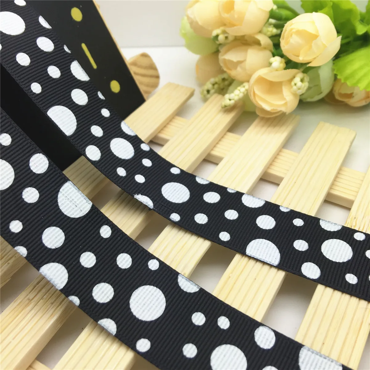 Новый DIY 5 ярдов 1 '✥ мм круг печатных Grosgrain ленты волос лук шитья | Дом и сад