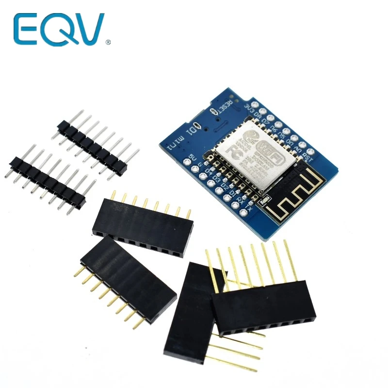 EQV D1 Mini ESP8266 макетная плата NodeMCU Lua IOT 3 В USB WeMos Wi Fi CH340G CH340 V2 с Pins|nodemcu 4m|d1 minimini nodemcu |
