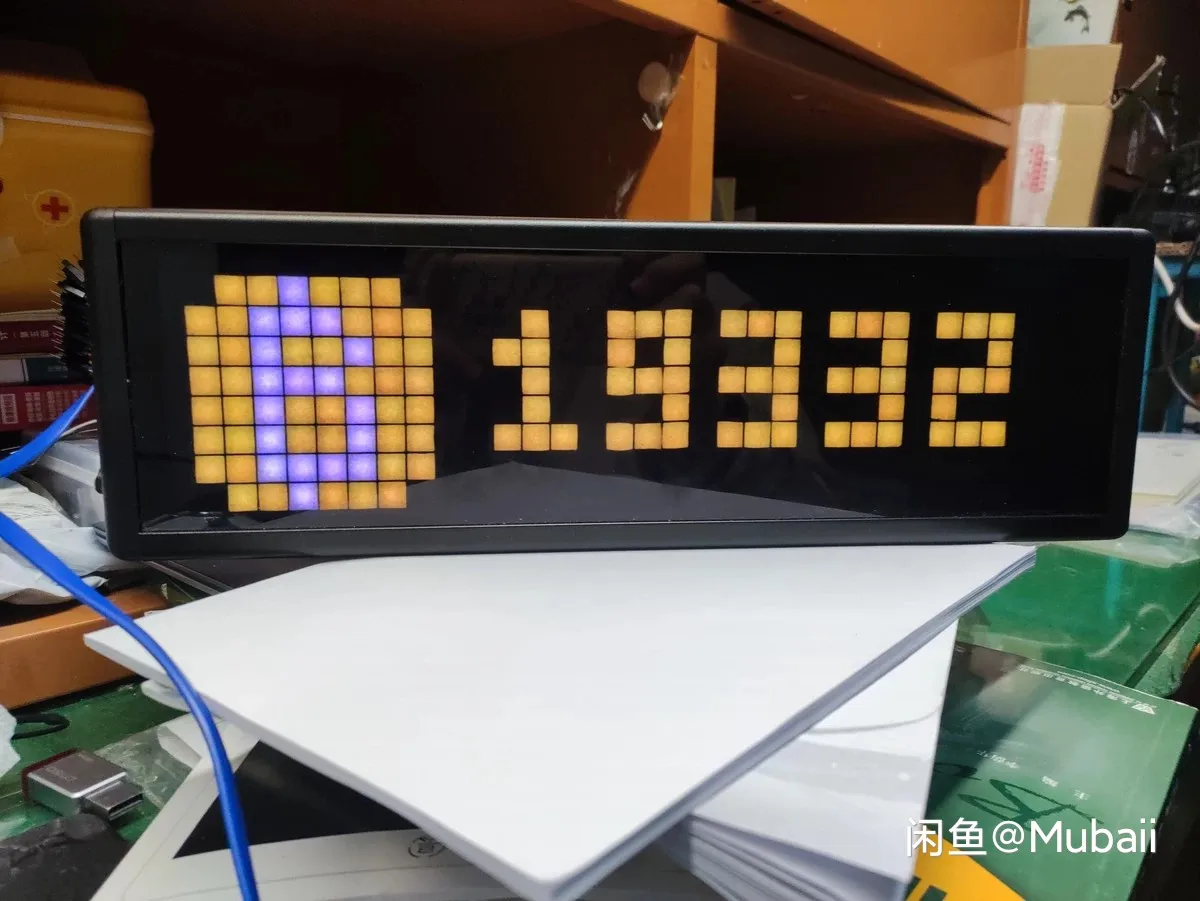 Цифровой дисплей для рынка валют esp8266 ws2812b криптовалюты в режиме реального