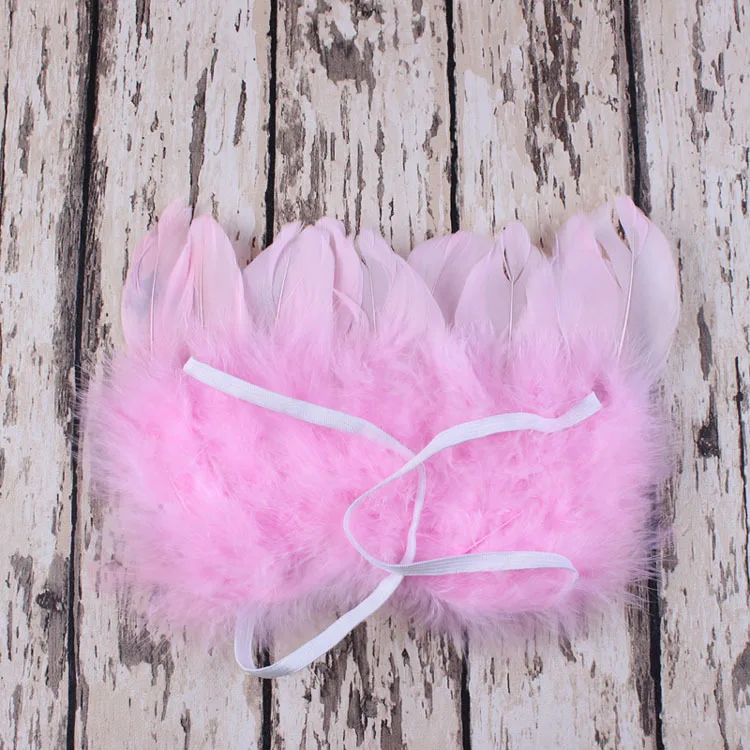 Модная Кружевная повязка на голову с перьями и цветами крылья Ангела реквизит