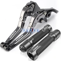 motorcycle grips handle grips brake clutch levers for yamaha nmax 125 nmax125 n max n max brake clutch levers cnc aluminum