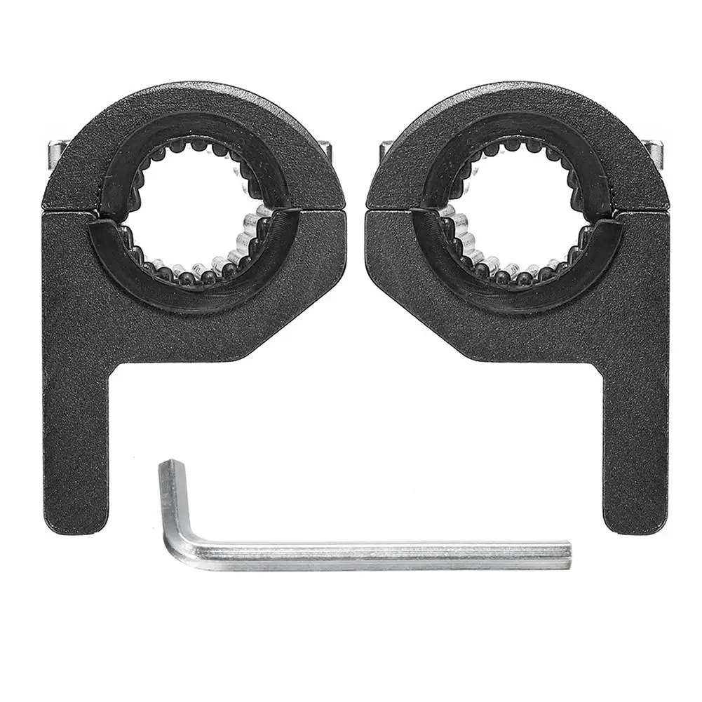 

2PCS Motorcycle LED Work Light Installation Bracket With 1 Set Of Rubber Pads Motorcycle Modification Alloy Mounting Bracket