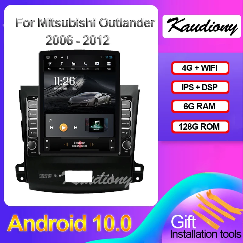 Kaudiony 9 7 &quotTesla Style Android 10 0 для Mitsubishi Outlander автомобильный мультимедийный плеер