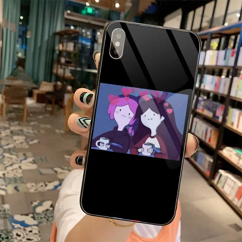 

Cute cartoon adventure time marceline Phone Case Tempered glass For iphone 5C 6 6S 7 8 plus X XS XR 11 PRO MAX