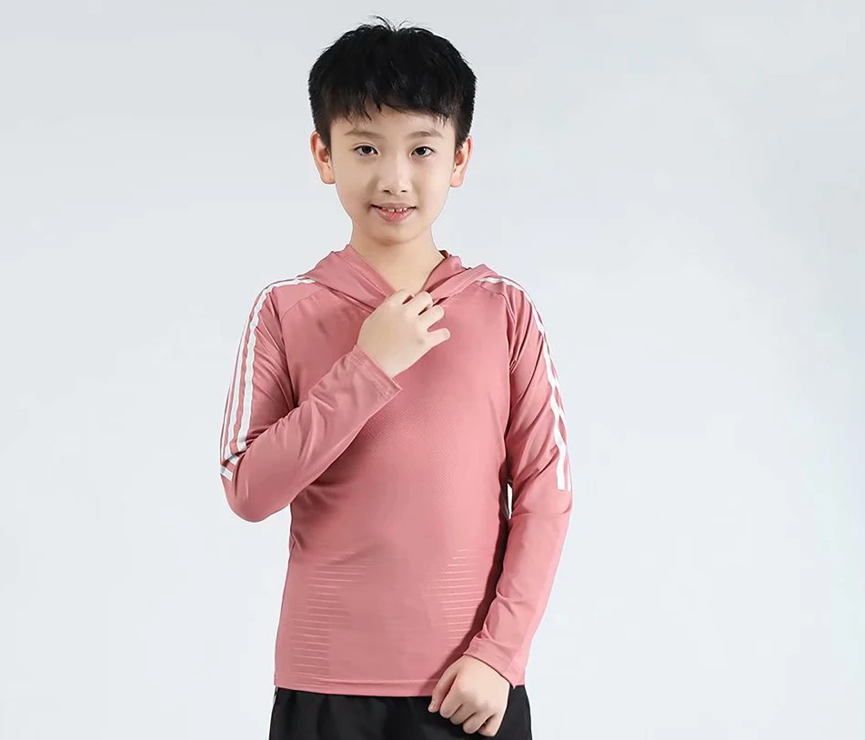 Быстросохнущая футболка для бега мужчин и детей Спортивная бодибилдинга