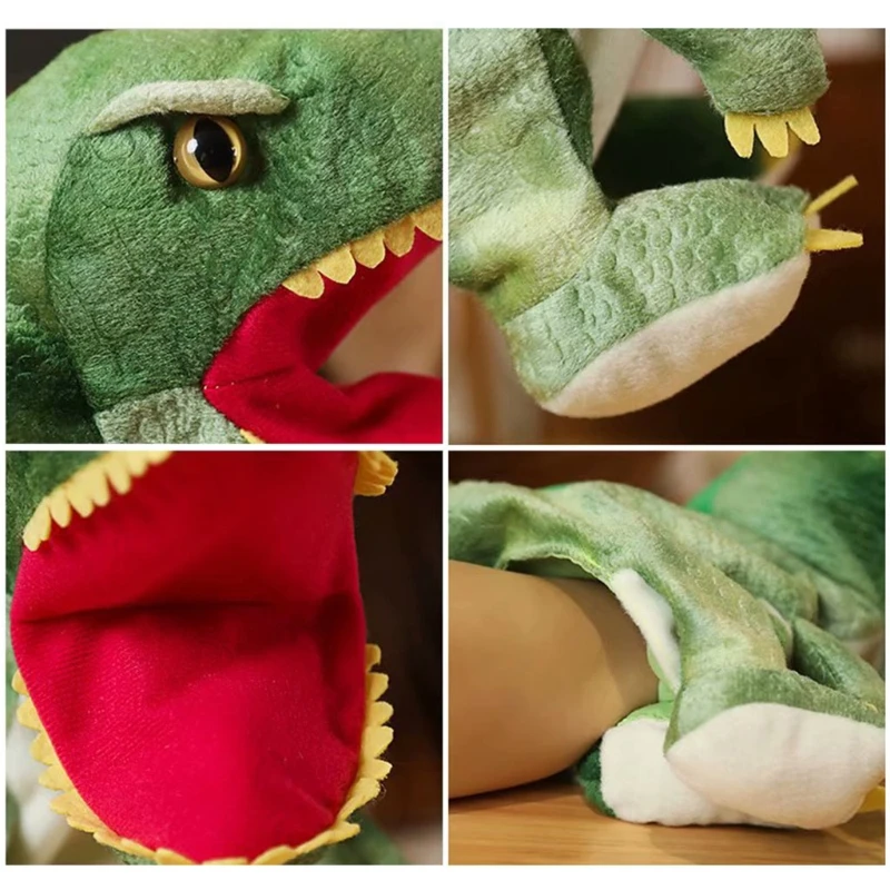 

Bciou Simulation Cartoon Animal Dinosaur Hand Doll Puppet Glove Soft Stuffed Plush Toy