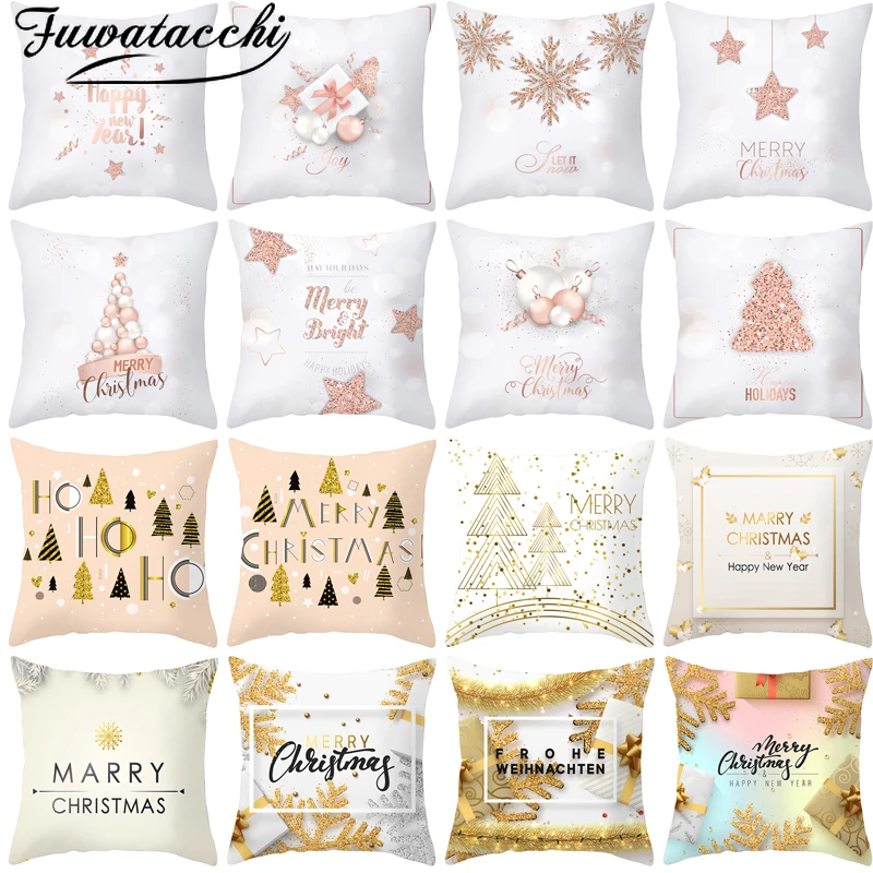 

Fuwatacchi Custom Cushion Cover Photo Customized Print Throw Pillows Cover Home Decorative Linen Pillowcase Sofa Cushion 40x40CM