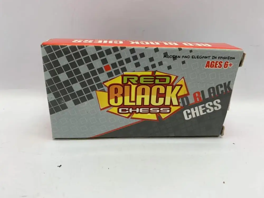 Шахматная игра Лудо красные черные шахматы Международная комбинация chessman