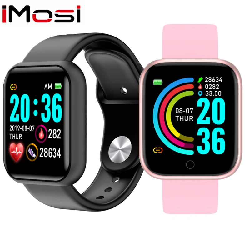 D20 Bluetooth Смарт-часы для мужчин Водонепроницаемый Спорт фитнес-трекер умный