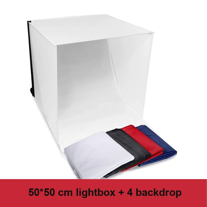 only 50x50 softbox 40*40 см складной мини-светильник, софтбокс для фотостудии, светодиодный светильник, софтбокс для фотостудии, софтбокс для палатки, софтбокс, куб-бокс - Цвет: only 50x50 softbox