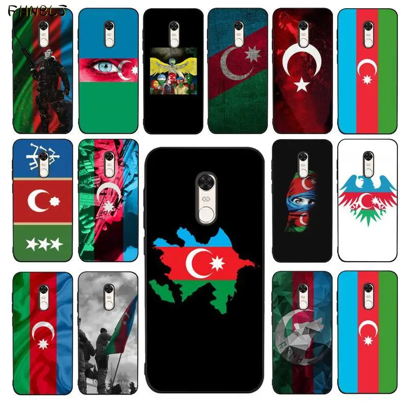 

FHNBLJ Azerbaijan buta flag Bling Cute Phone Case for RedMi 5 5plus 6 6pro 6a s2 4x 7 7a 8 case