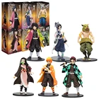 Фигурка из аниме рассекающий демонов, Игрушечная модель Kimetsu No Yaiba, экшн-фигурка Kamado Tanjirou Nezuko, подарок, фигурка Zenitsu, Inosuke
