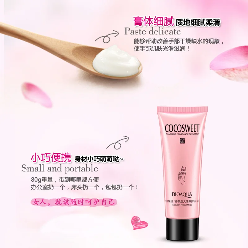 

Fragrance Charming Nourishing Hand Cream Moisturizing g Skin Care Anti Chapping Anti Agin Whitening Cream