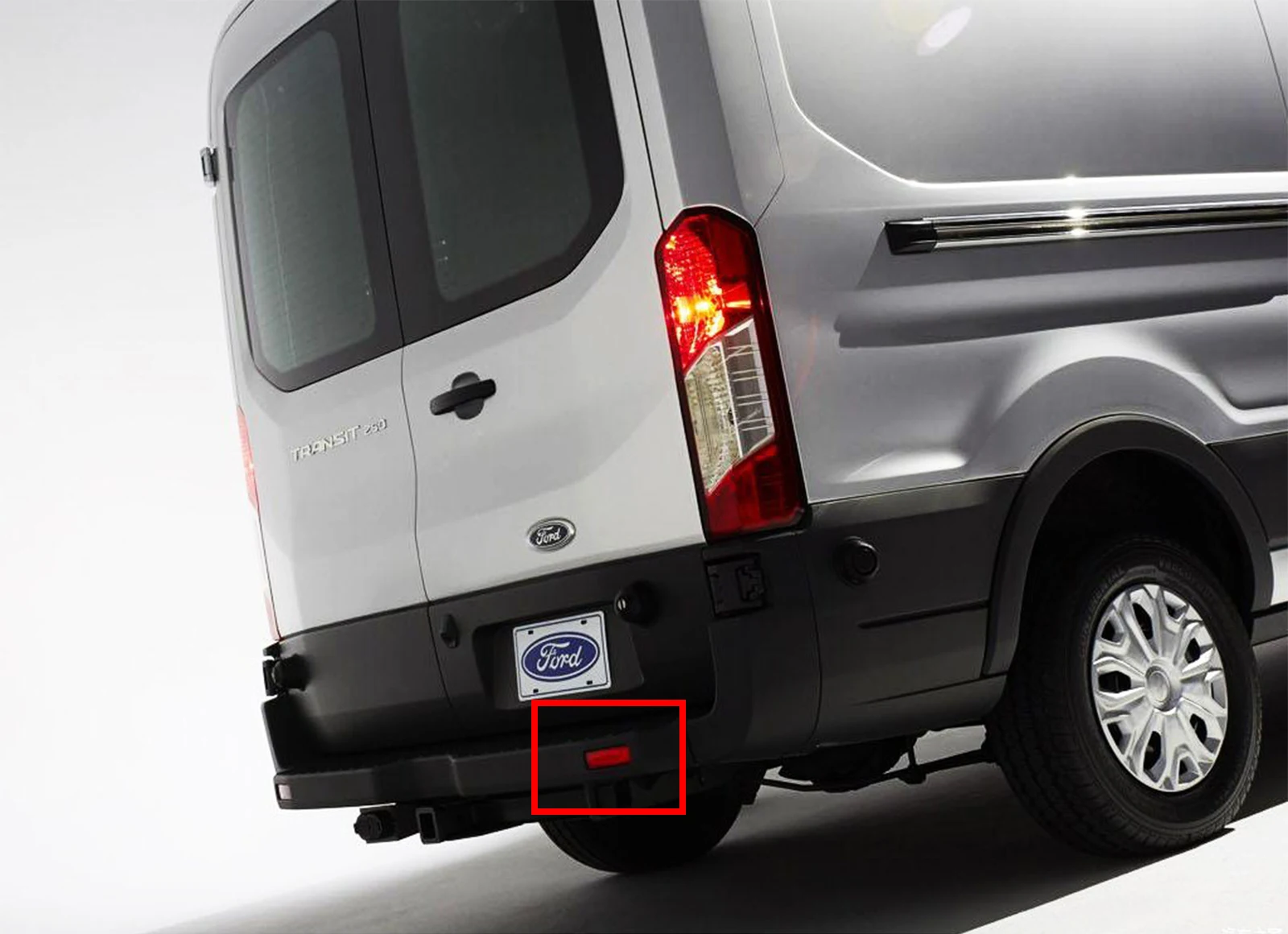 ANGRONG 2x отражатель заднего бампера красная линза слева и справа для Ford Transit Van Custom